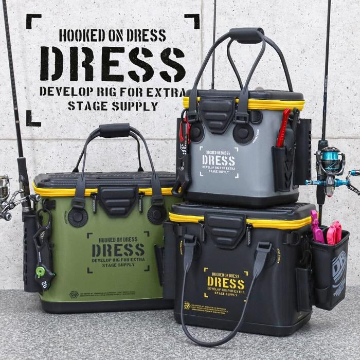 バッカンとタックルボックスで実現する釣り収納術!DRESSの防水バッカンとは?