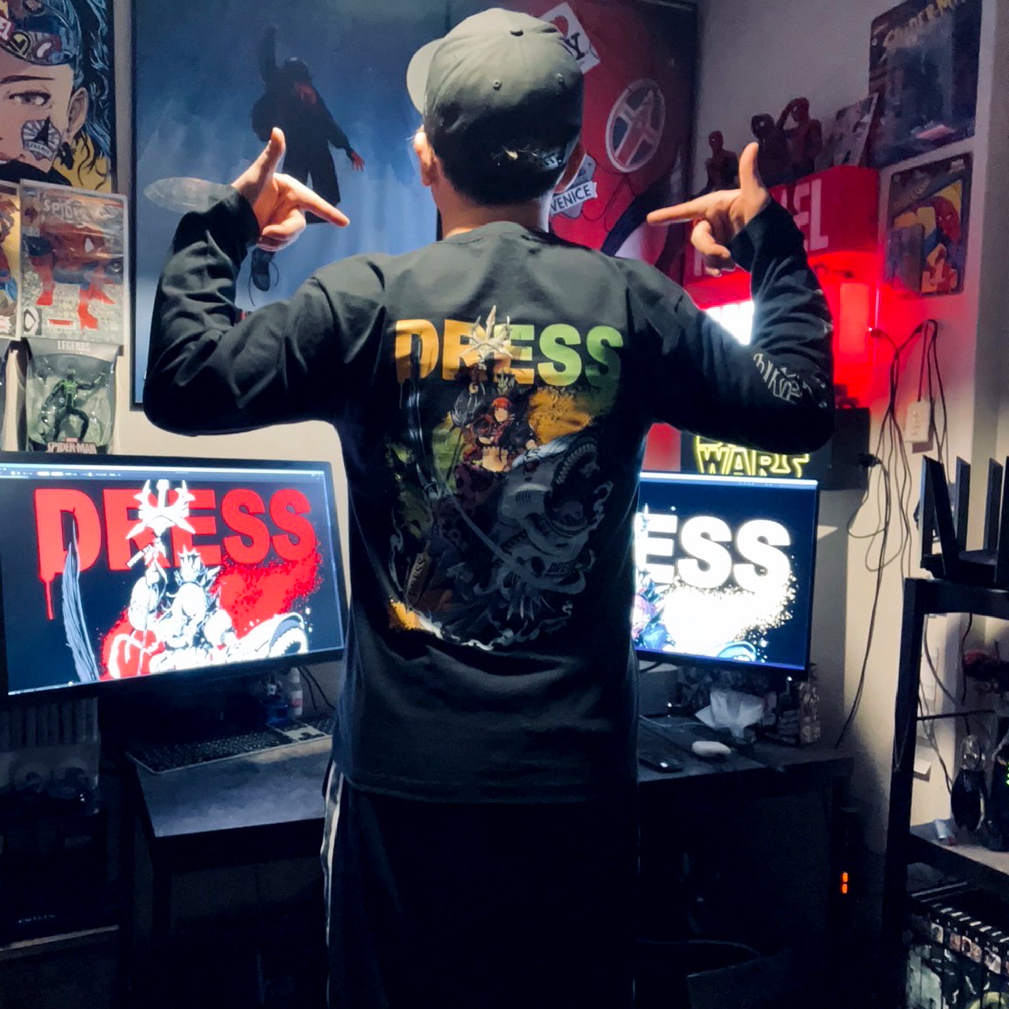 【残り2枚/Lサイズのみ】jbstyle.×DRESS コラボロングTシャツ