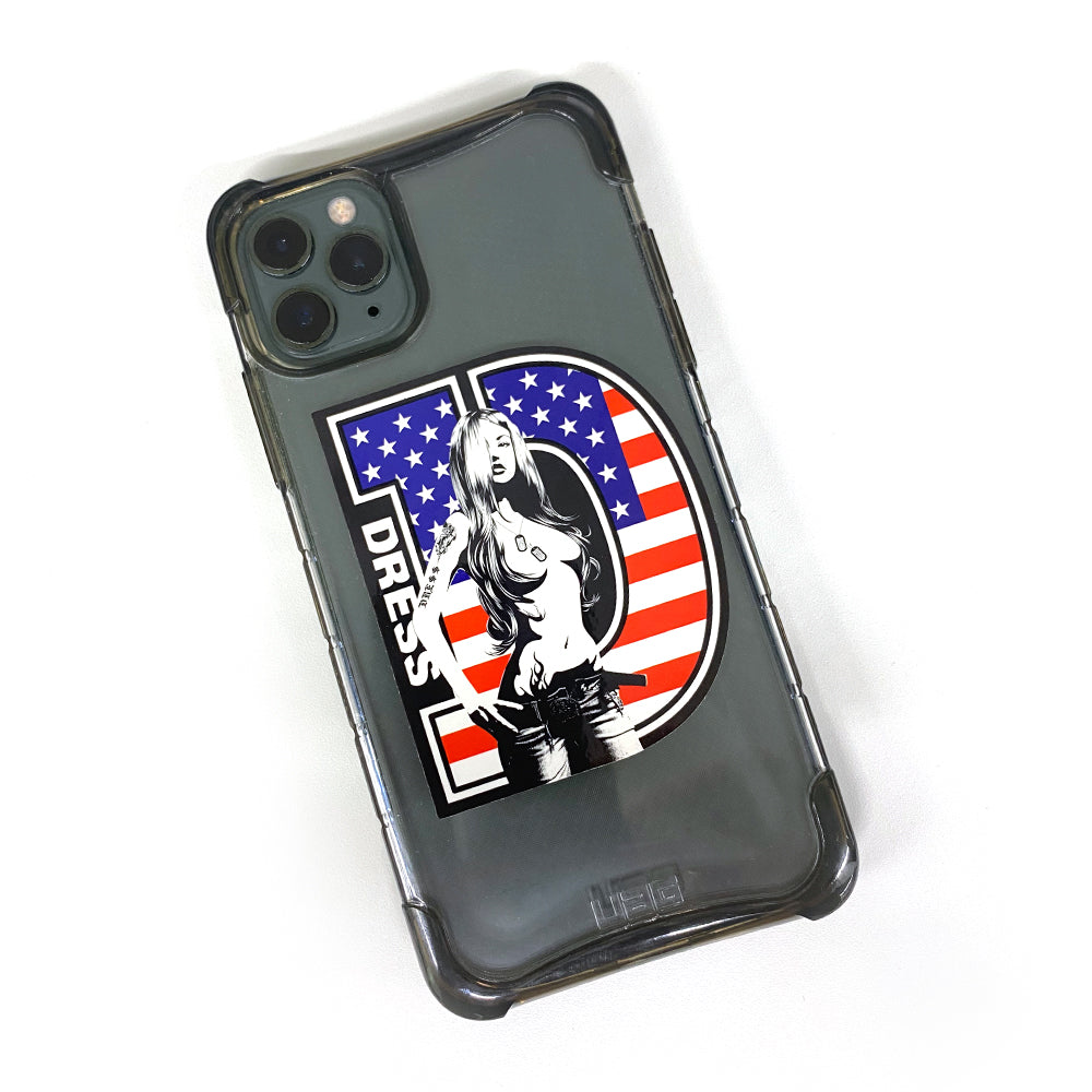 DRESS D-ガールステッカー