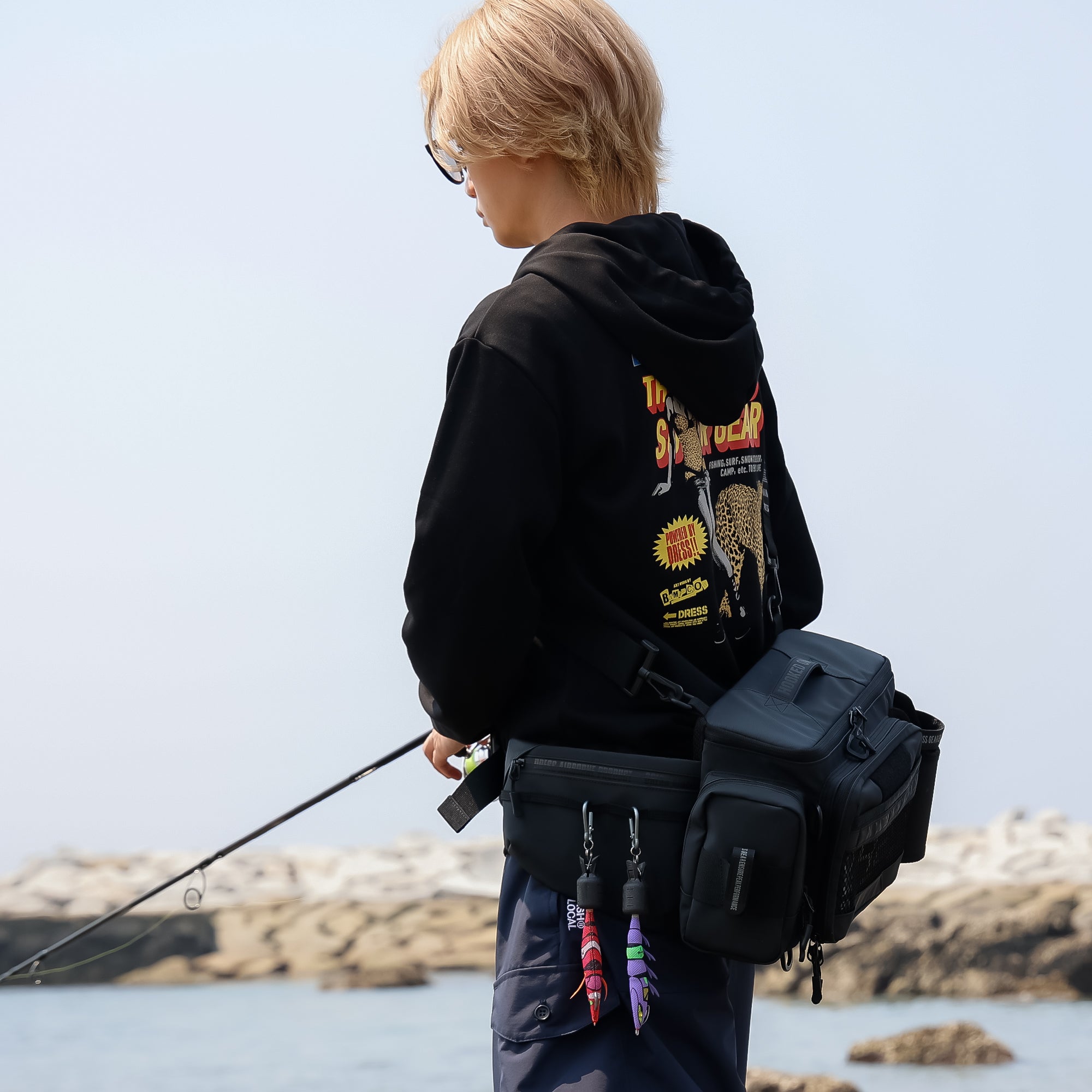 DRESS Eging Bag, a bag specifically for squid fishing