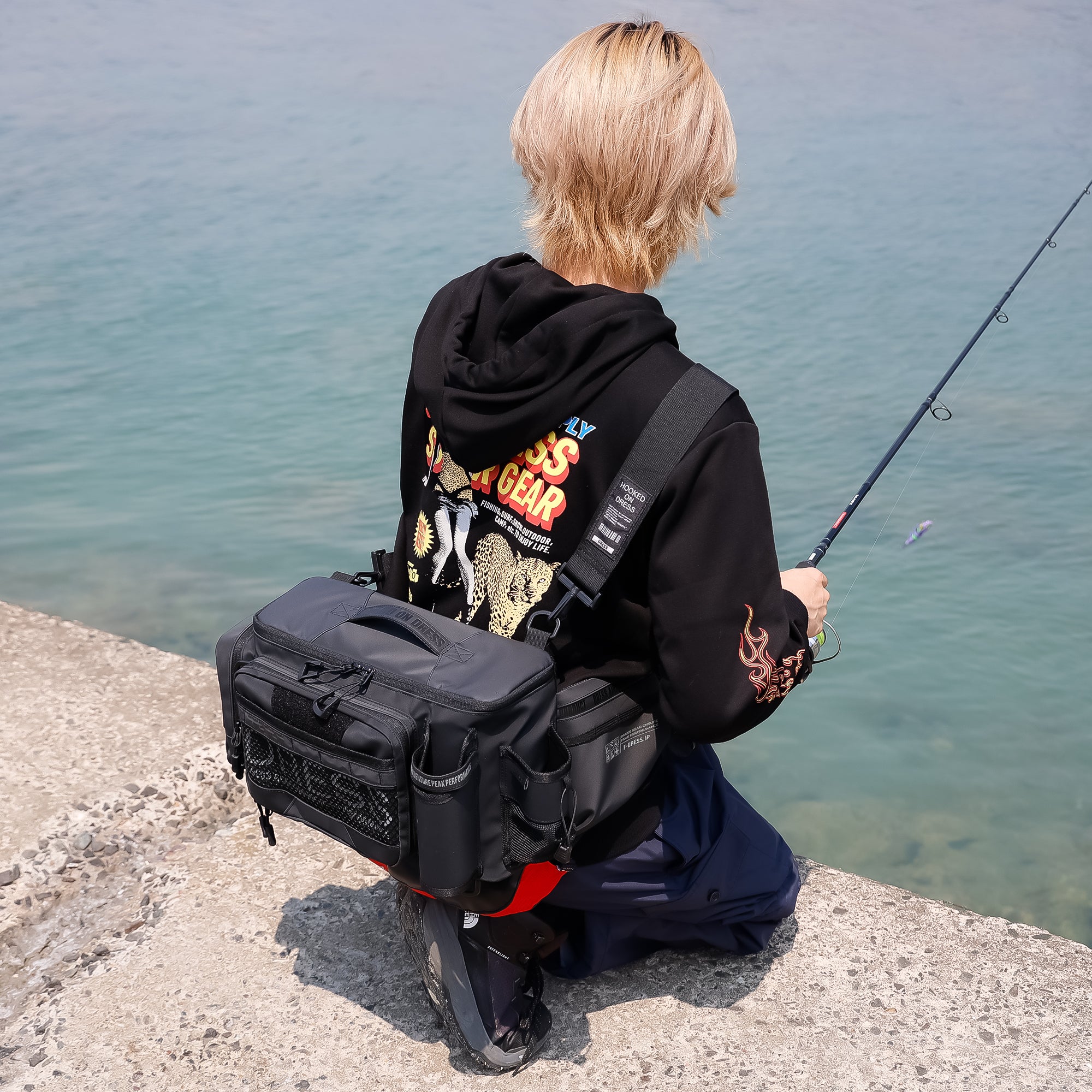 DRESS Eging Bag, a bag specifically for squid fishing