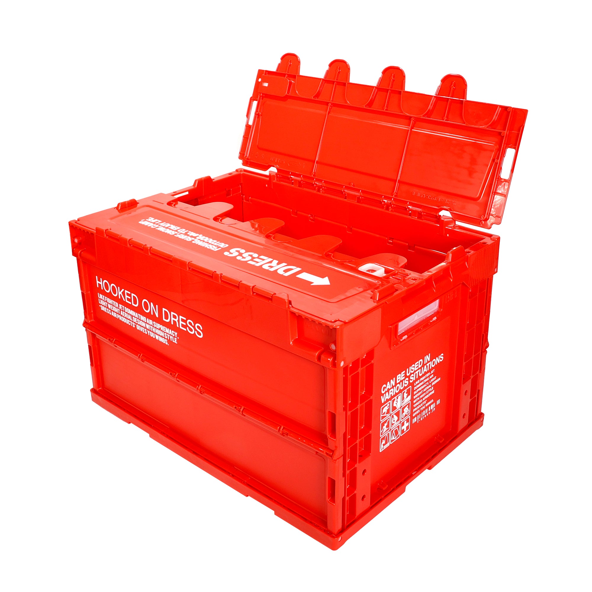 【WEB限定】DRESS 折りたたみコンテナ 50L