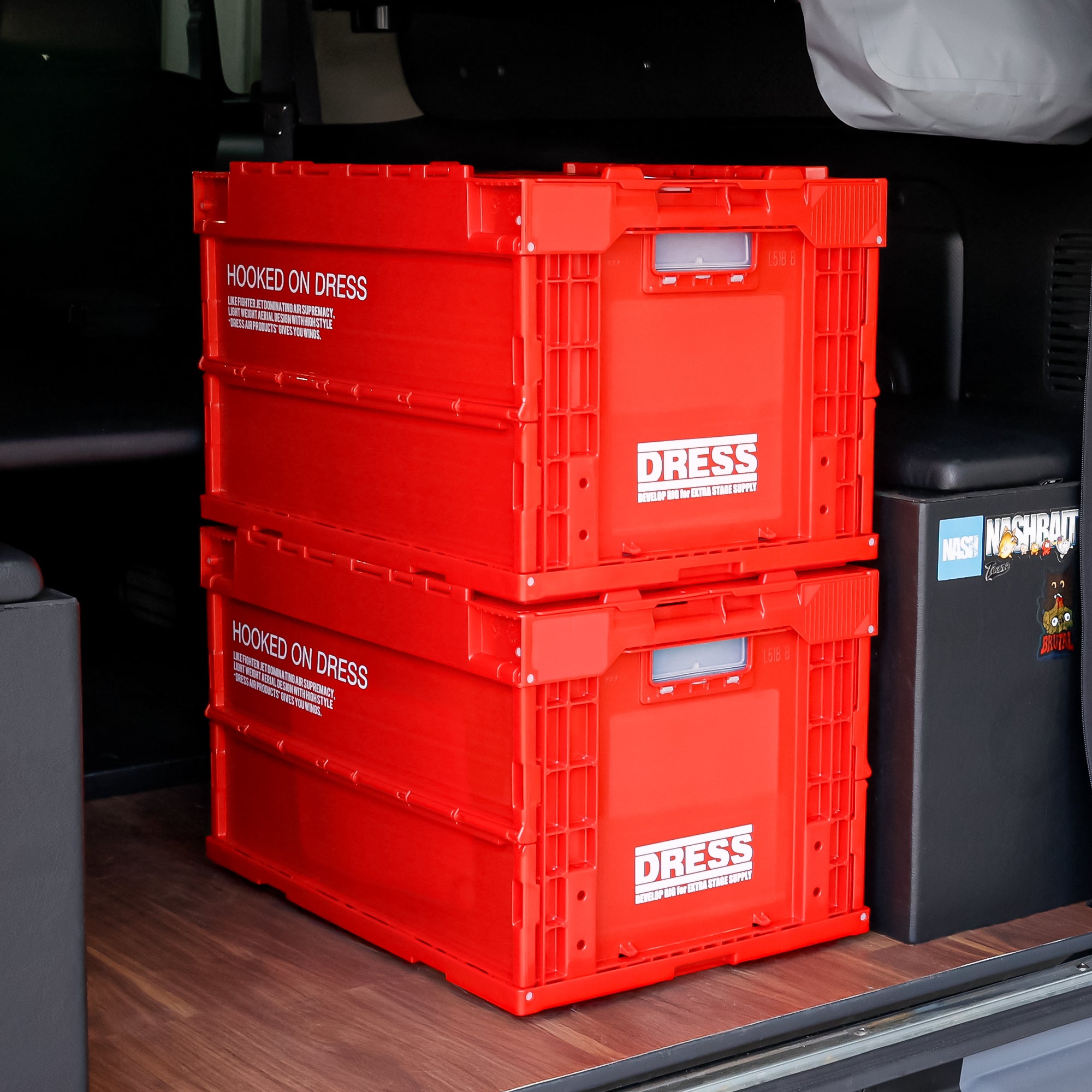 【WEB限定】DRESS 折りたたみコンテナ 50L