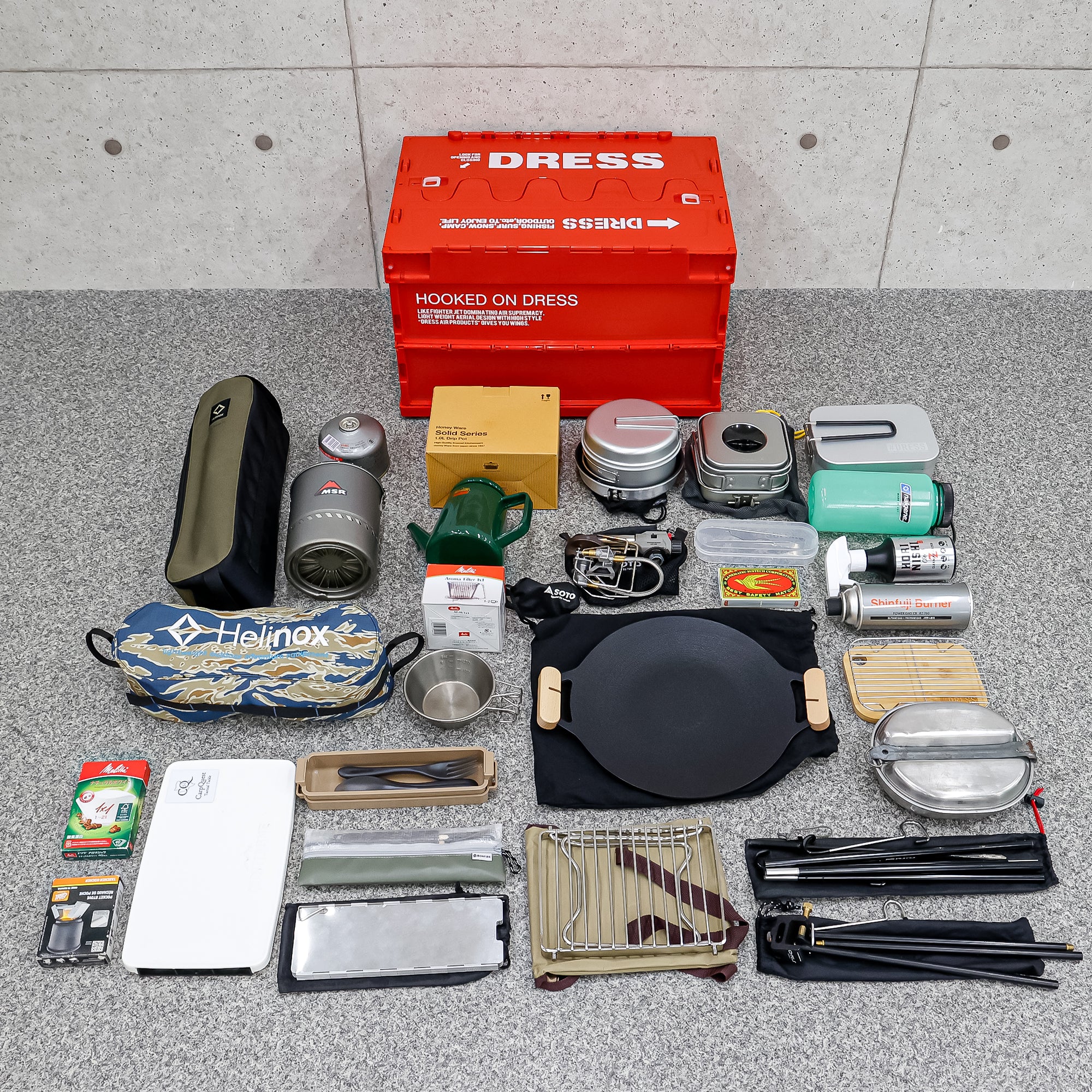 【WEB限定】DRESS 折りたたみコンテナ 50L