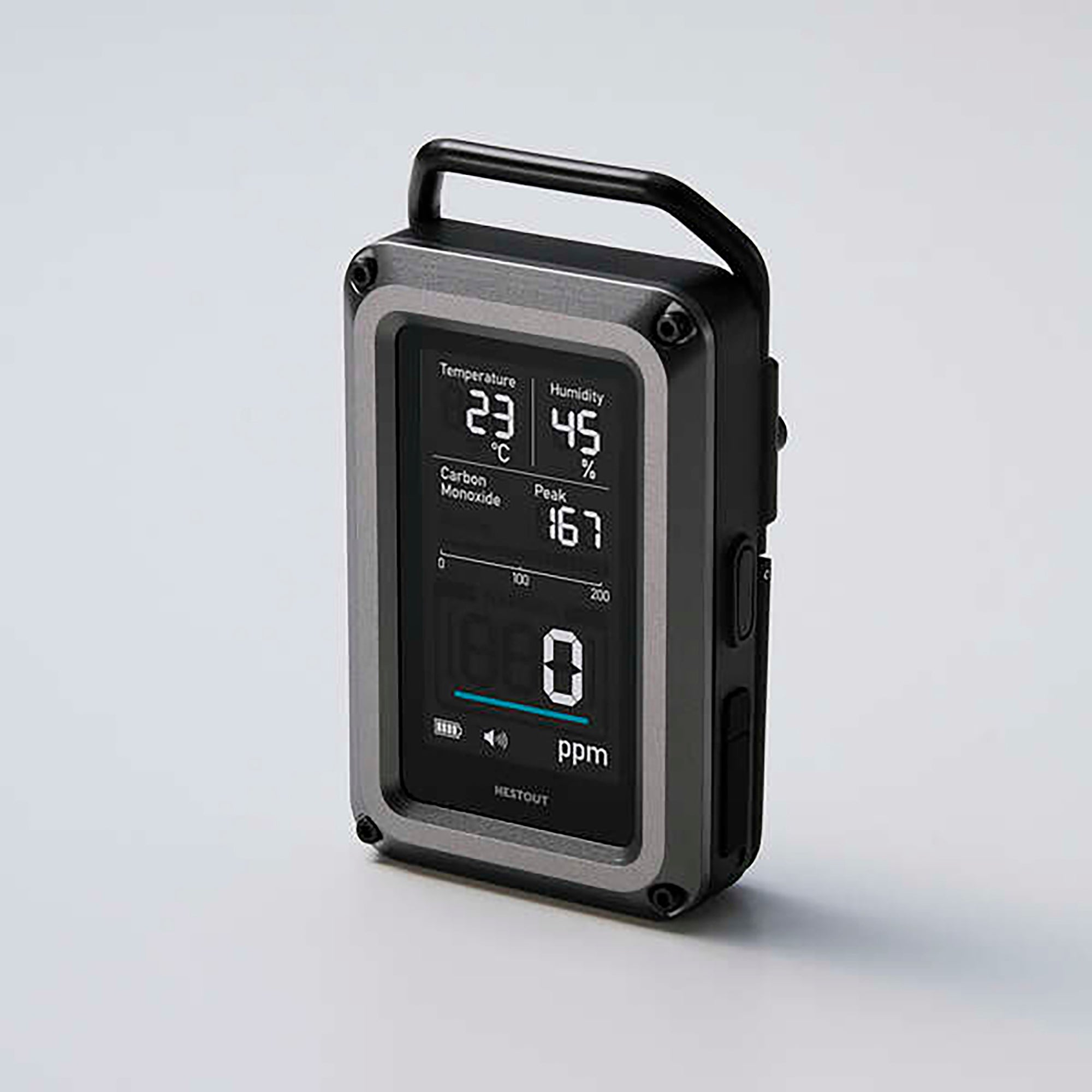 NESTOUT 3-in-1 Carbon Monoxide Alarm OD-NESTCOM1BK