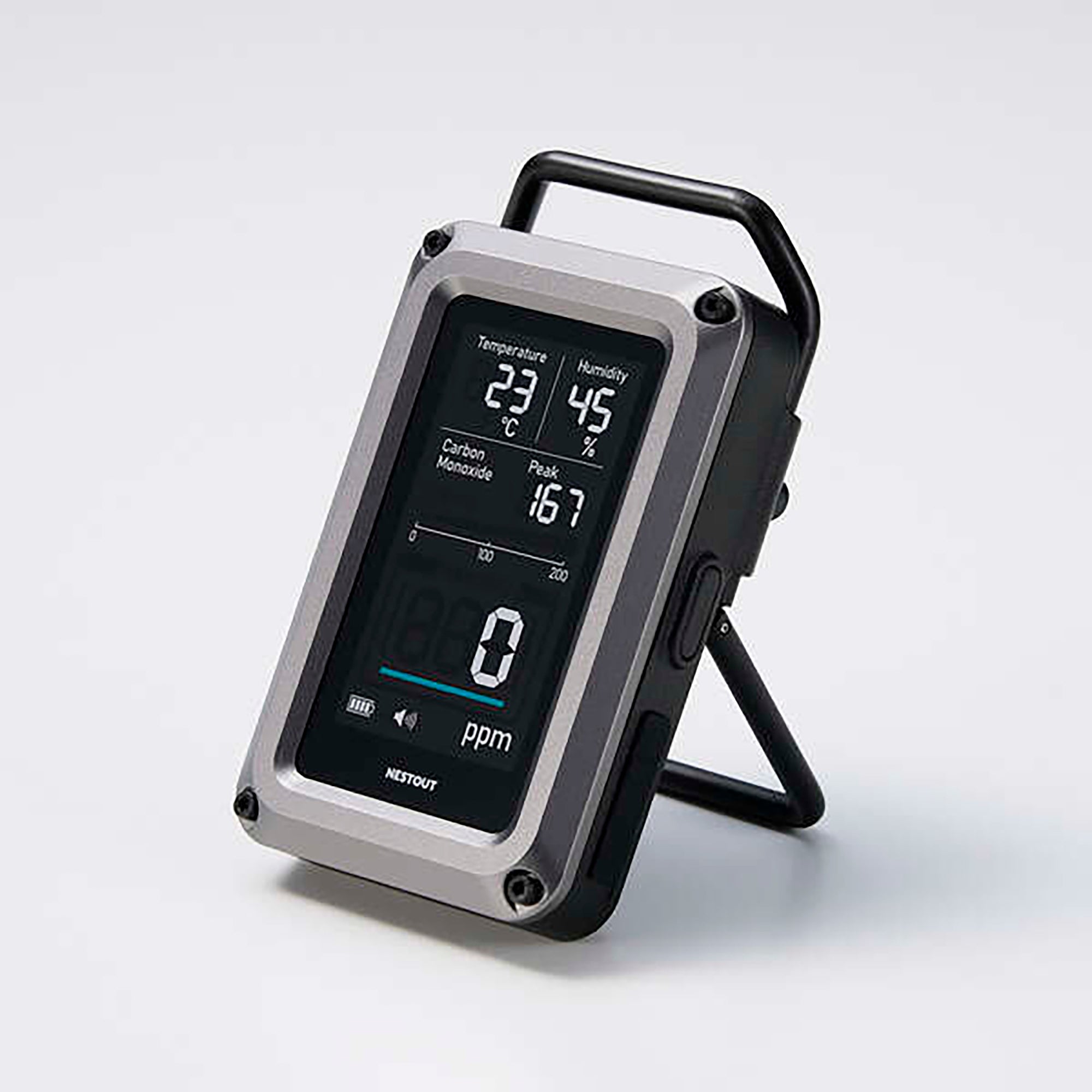 NESTOUT 3-in-1 Carbon Monoxide Alarm OD-NESTCOM1BK