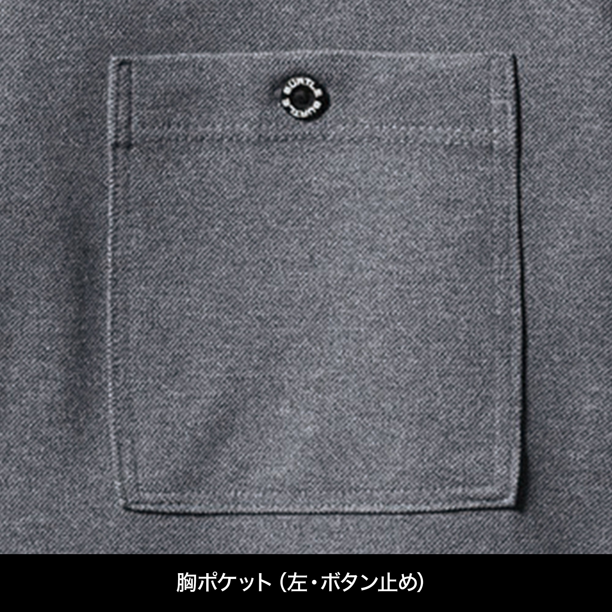 BURTLE 667 半袖ポロシャツ(ユニセックス)【ブラック】バートル