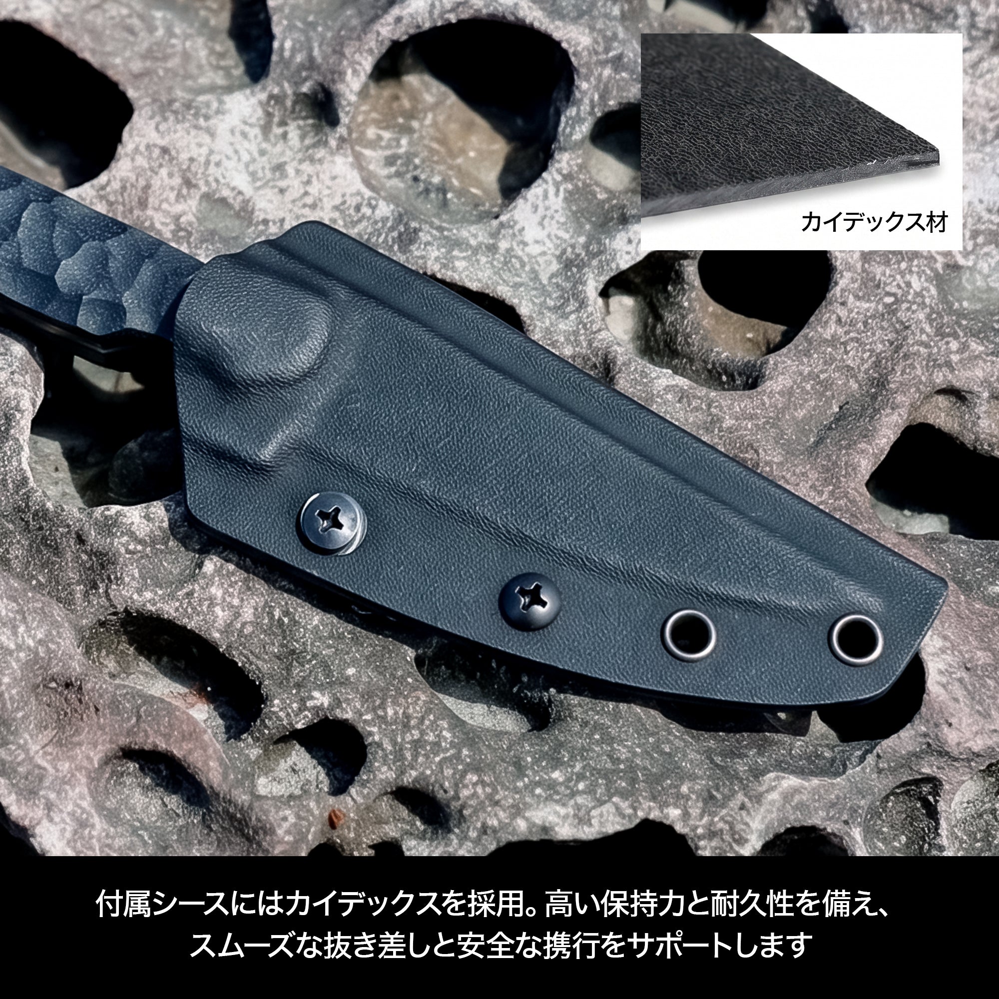 DRESS チタンコーティングナイフG10