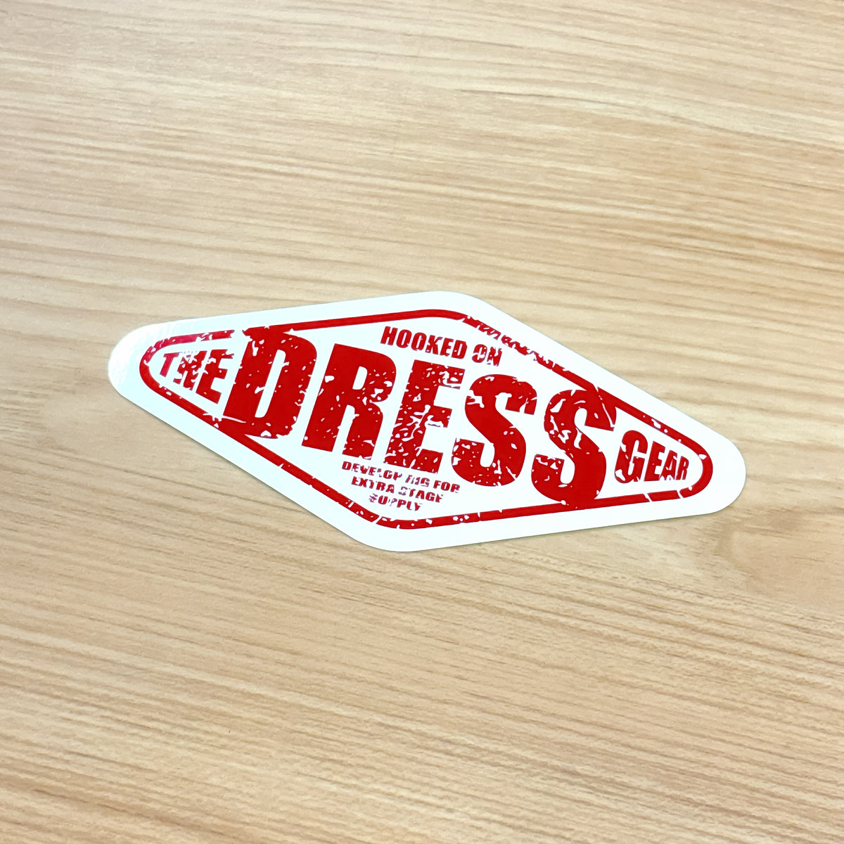 DRESS ヴィンテージ ひし形ロゴステッカー