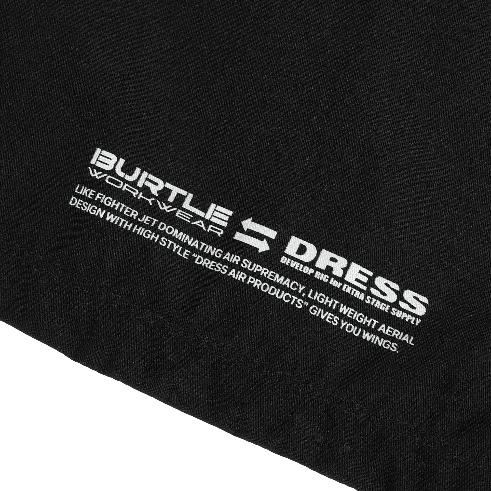 BURTLE×DRESS 480 フーディジャケット DRESSコラボモデル(ユニセックス)【ブラック】バートル