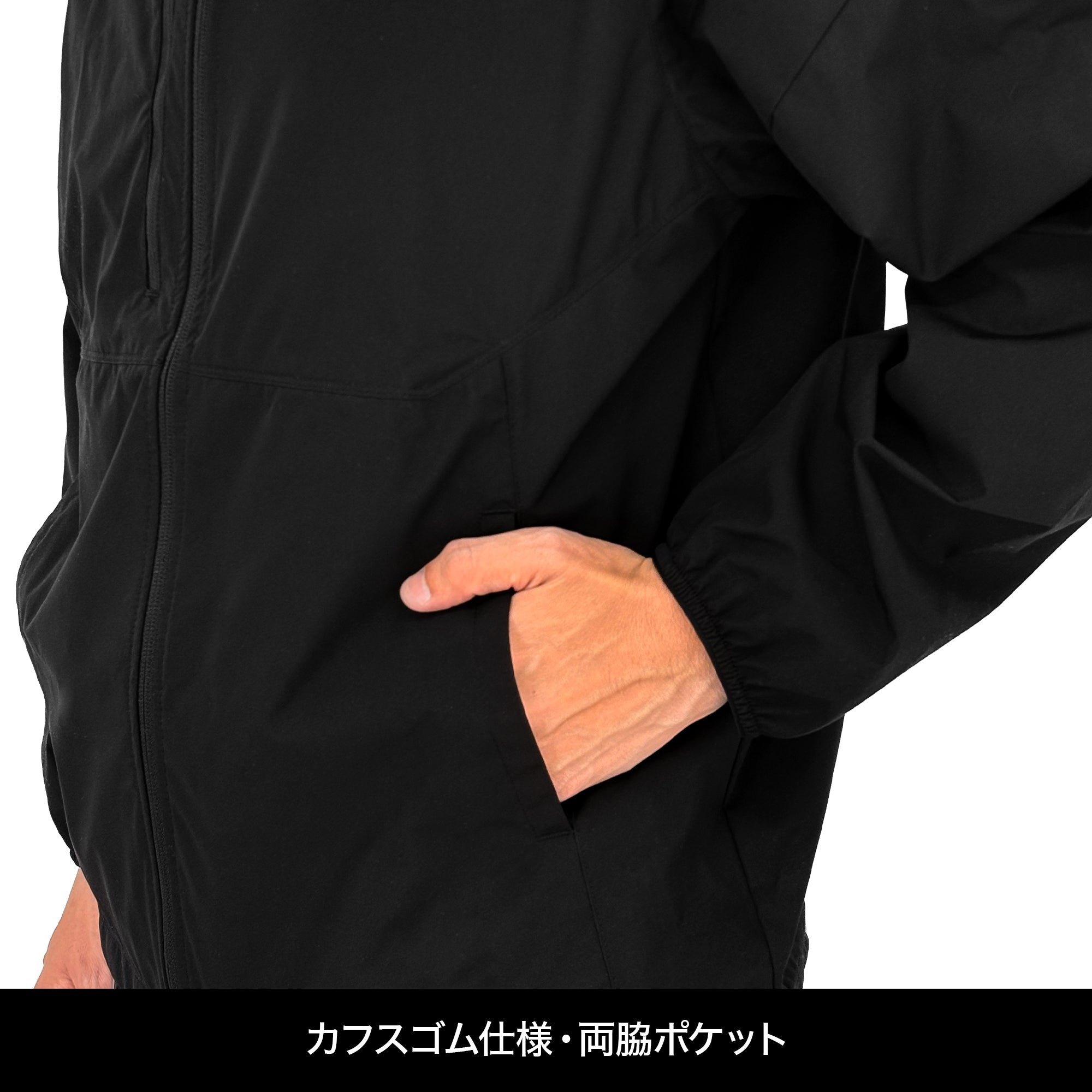 BURTLE×DRESS 480 フーディジャケット DRESSコラボモデル(ユニセックス)【ブラック】バートル