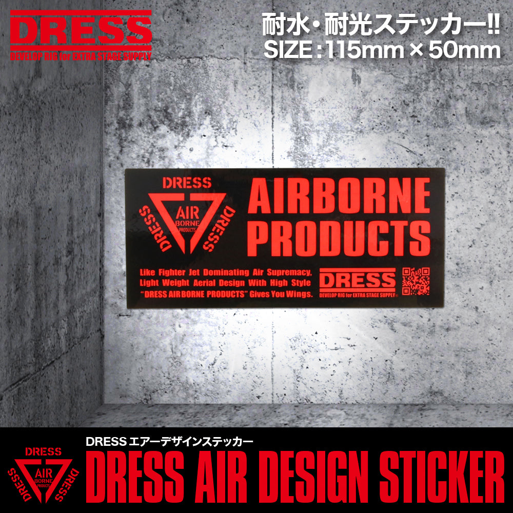 DRESSエアーデザインステッカー/AIRBORNE PRODUCTS | DRESS