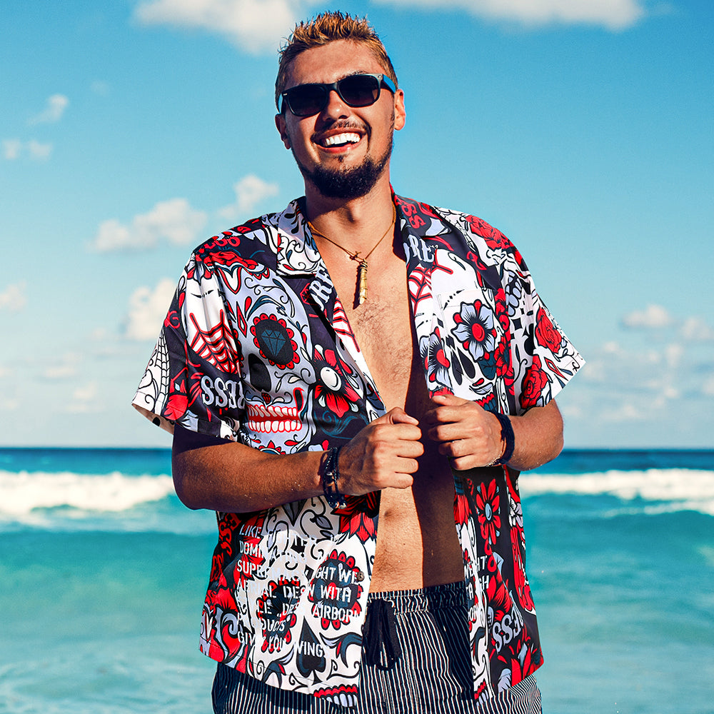 DRESS アロハシャツ カラベラ Mサイズ