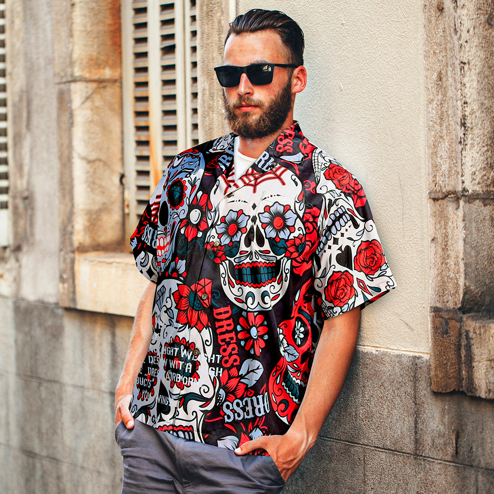 DRESS アロハシャツ カラベラ Mサイズ