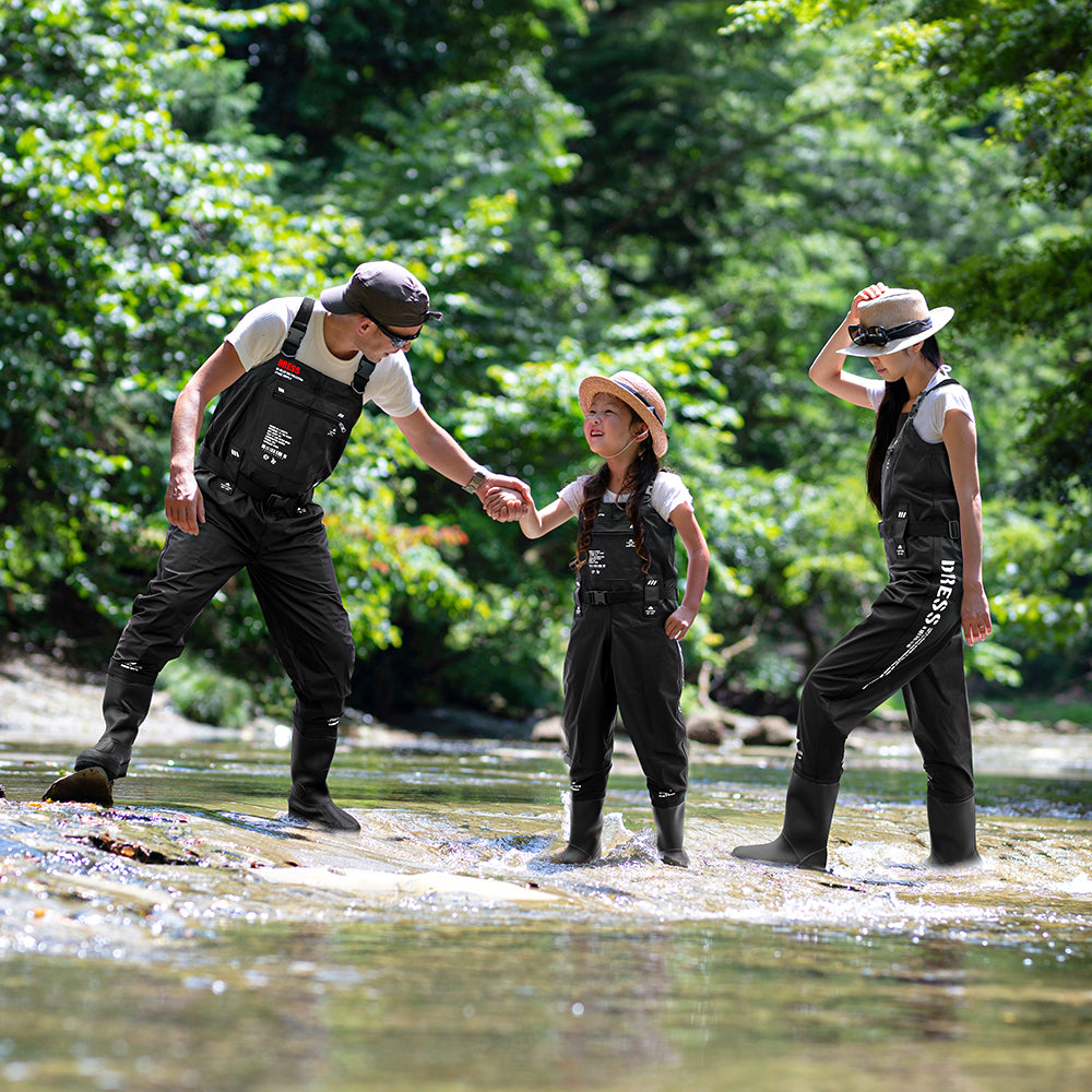 DRESS Airborne Chest High Waders Kids/Women's Chest High Boots (Radial Sole)