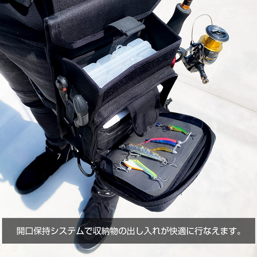 DRESS タクティカル レッグバッグ AIR BORNE エアボーン レッグバッグ 釣り