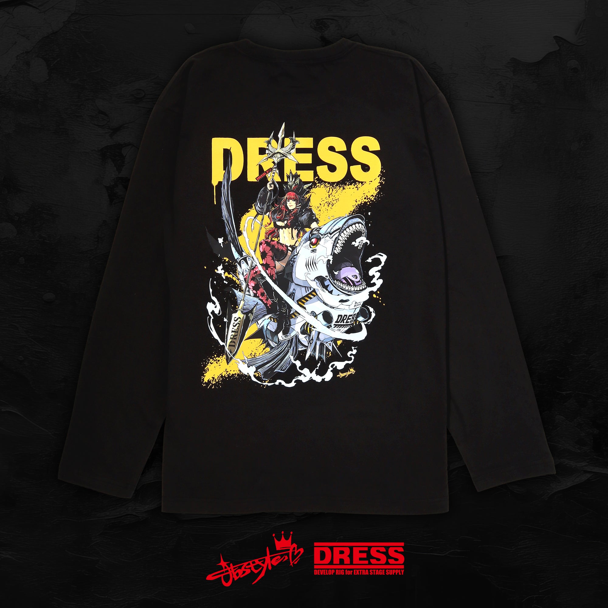 jbstyle.×DRESS コラボロングTシャツ オリジナルデザイン