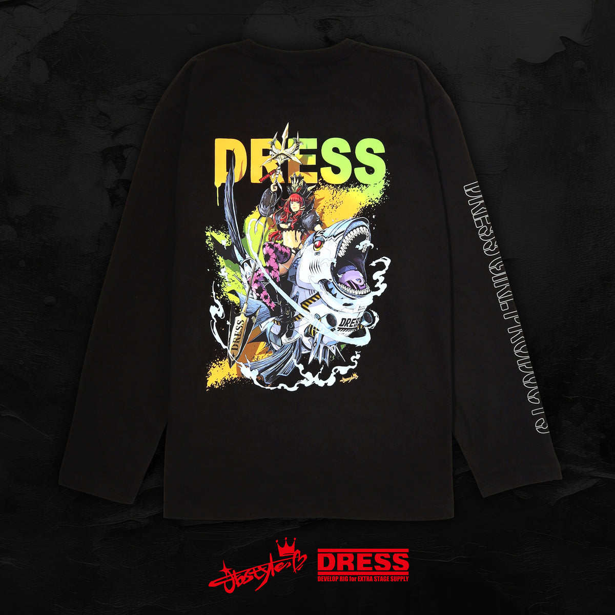 Only 2 left in size L] jbstyle.×DRESS collaboration long T-shirt