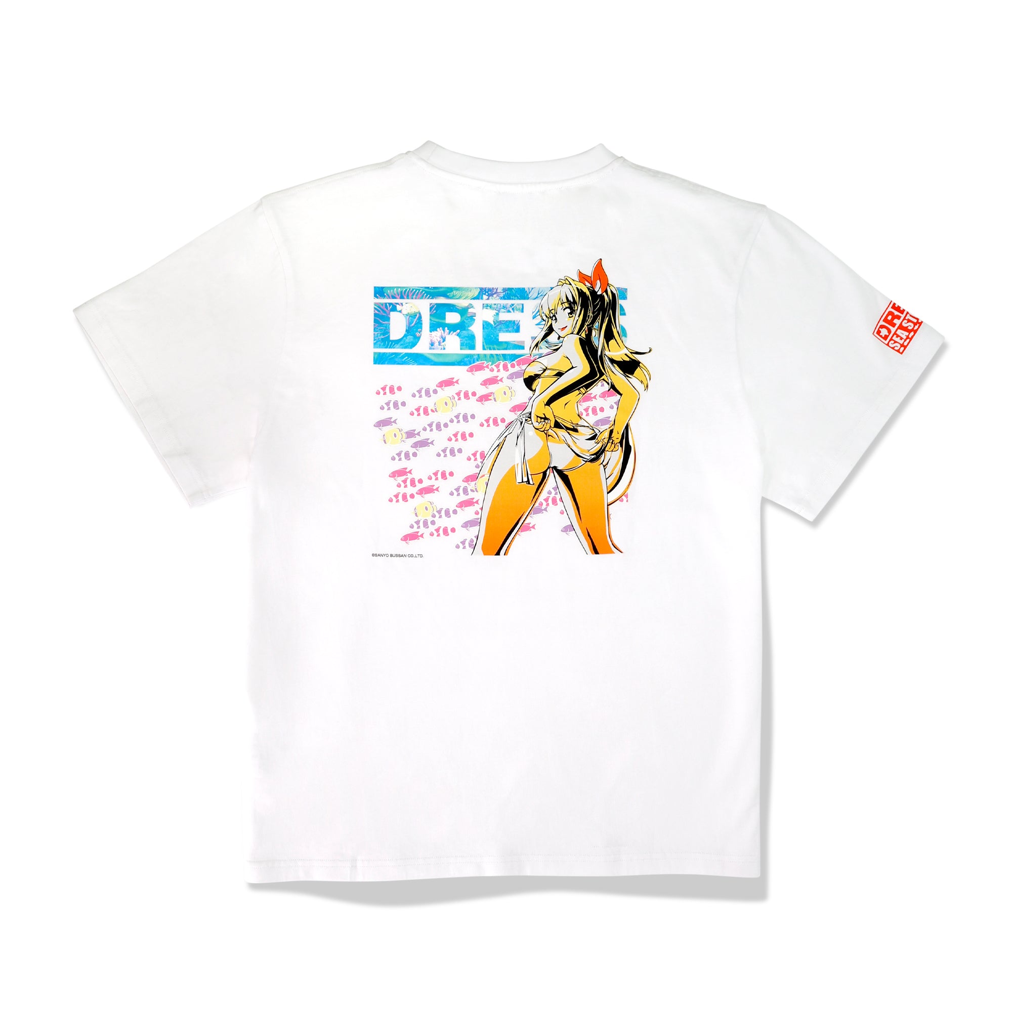 【残りわずか/Sサイズのみ】DRESS×海物語 マリンちゃんTシャツ