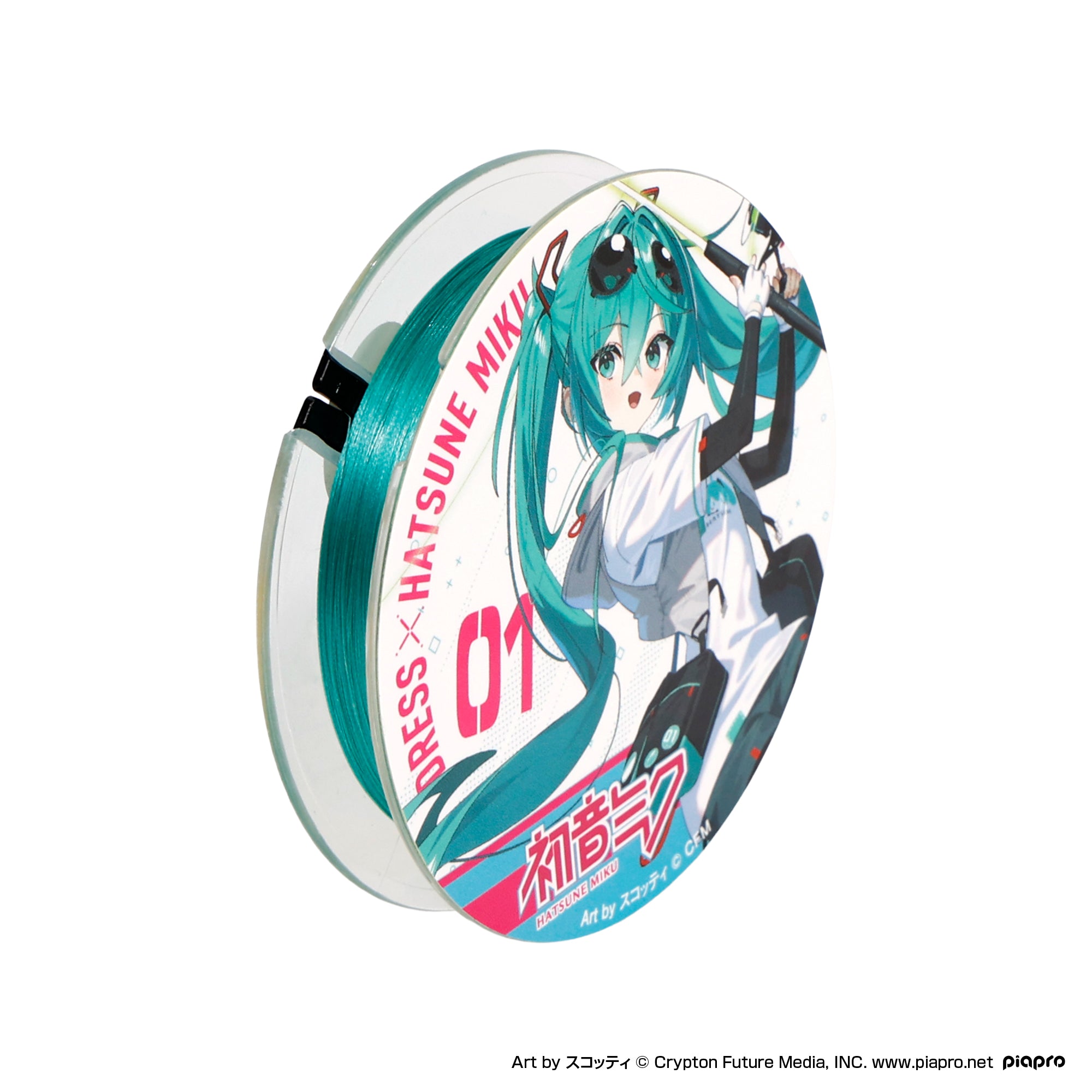 【予約受付中!】初音ミク×DRESS 初音ミクの釣糸(PEライン×8)ステッカー付【6/11発売!】