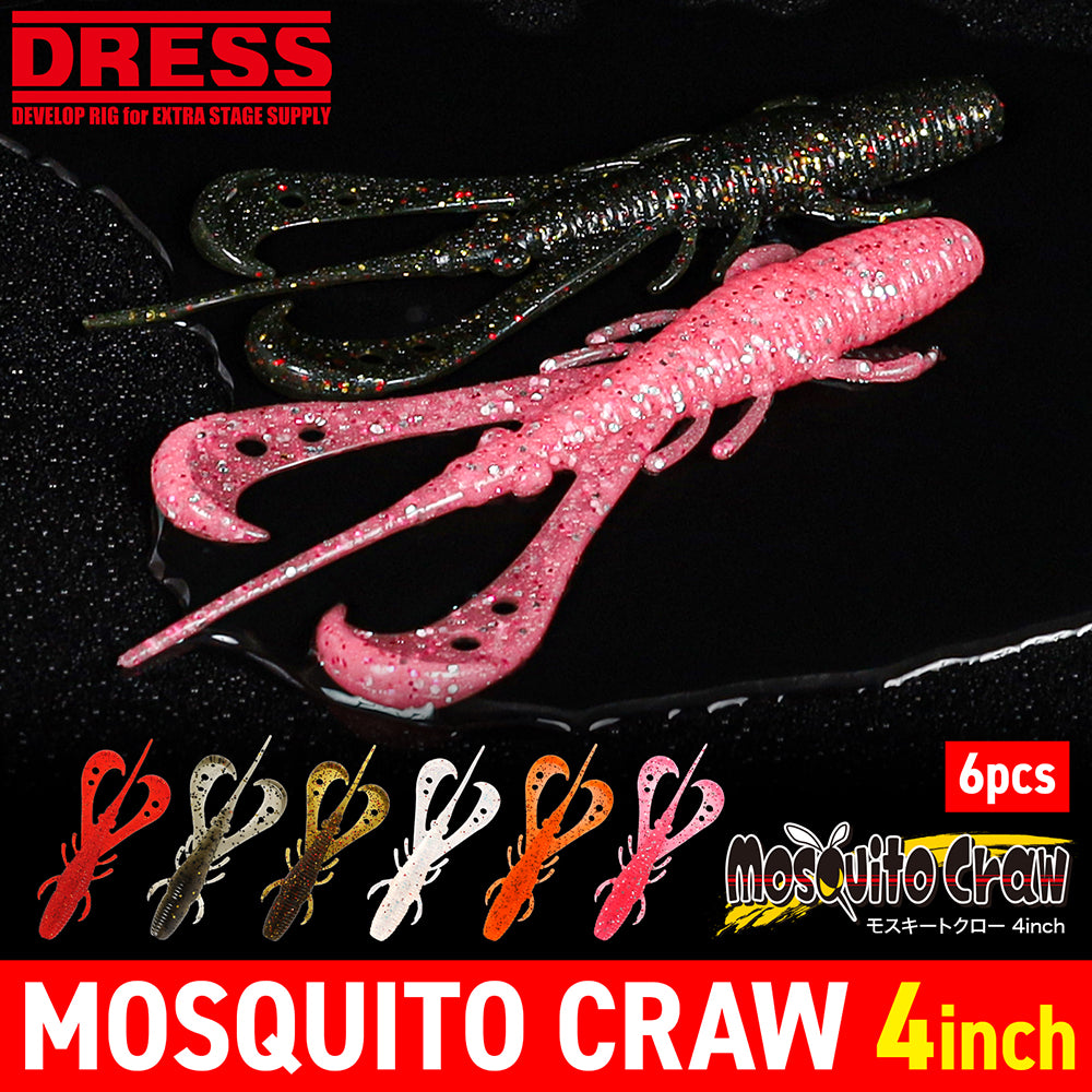 DRESS モスキートクロー 4inch (6本入り)