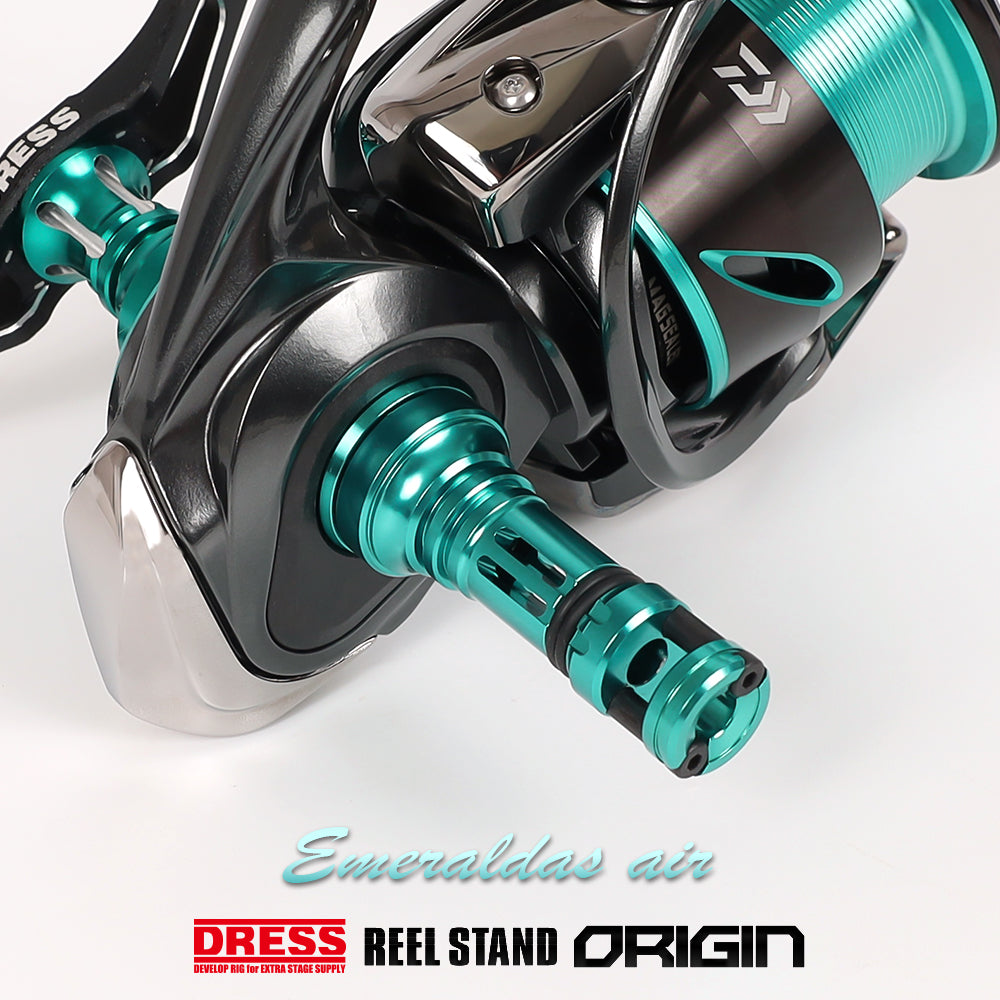 【残り1点】リールスタンド オリジン DAIWA ダイワ スピニングリール用 42mm エメラルダス グリーン