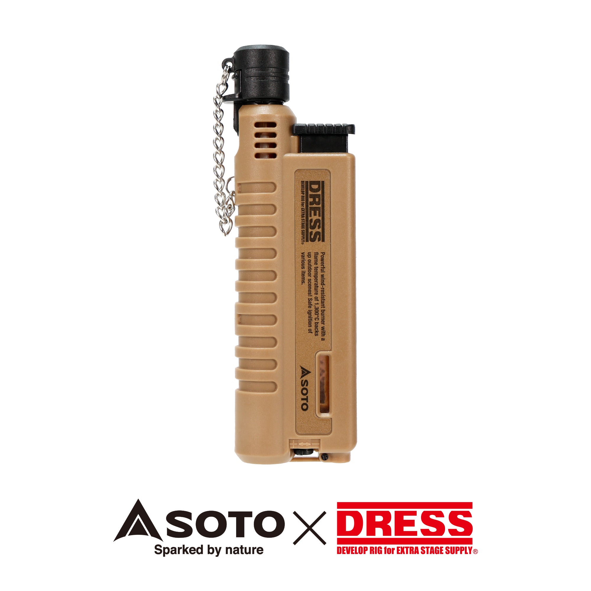 SOTO×DRESS スライドガストーチ