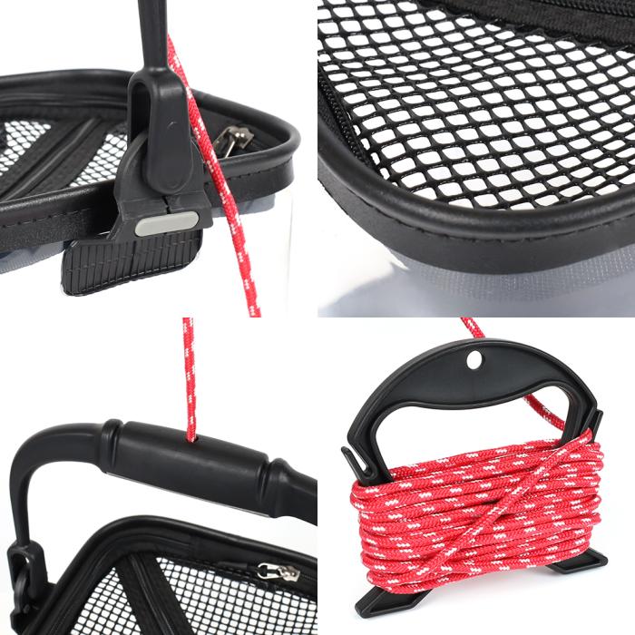 DRESS Water Bucket, Clear (approx. 7m rope + holder included)