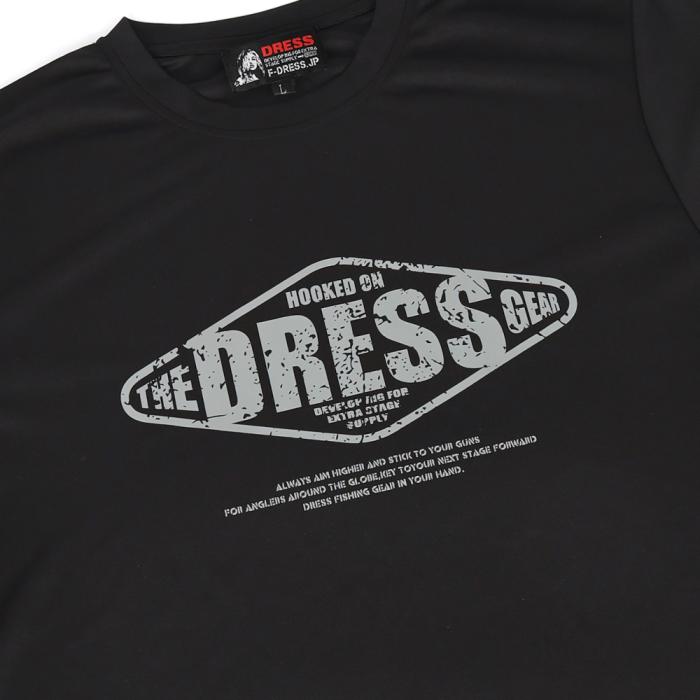 
                  
                    DRESS VINTAGE LOGO DRY T-shirt ヴィンテージロゴ ドライTシャツ【ブラック】【Sサイズ残り3着】
                  
                