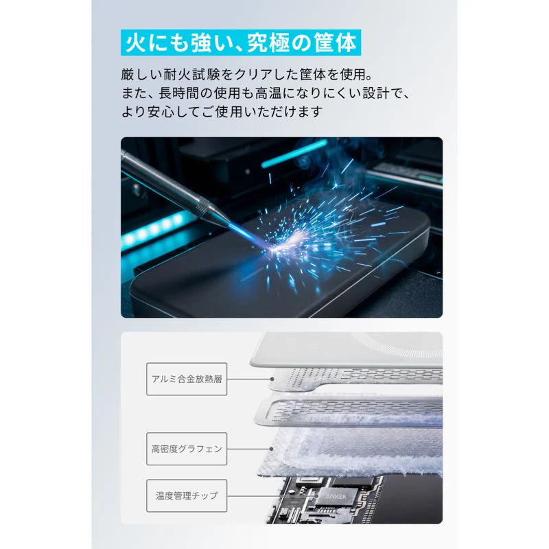 Anker Nano Power Bank (MagGo, Plus)10000mAh Qi2対応 マグネット式[Anker(アンカー)]