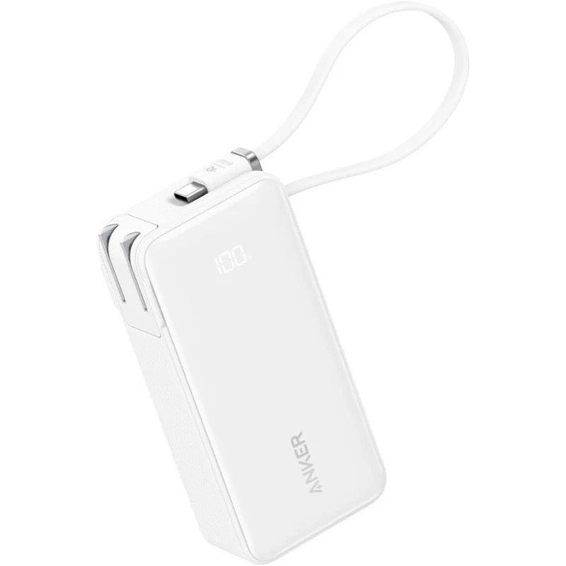 Anker Power Bank (10000mAh, Fusion, Built-In USB-C ケーブル) [Anker(アンカー)]