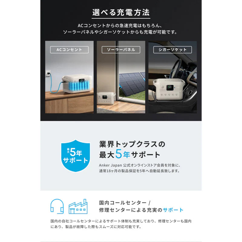 Anker Solix C2000 Gen 2 Plus Portable Power Station [Anker(アンカー)]
