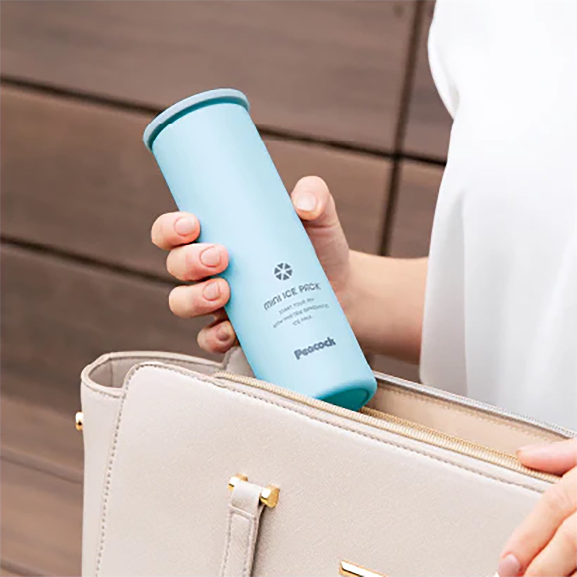 Mini Ice Pack Silicone Ice Bag Type (ABB-16) [PEACOCK