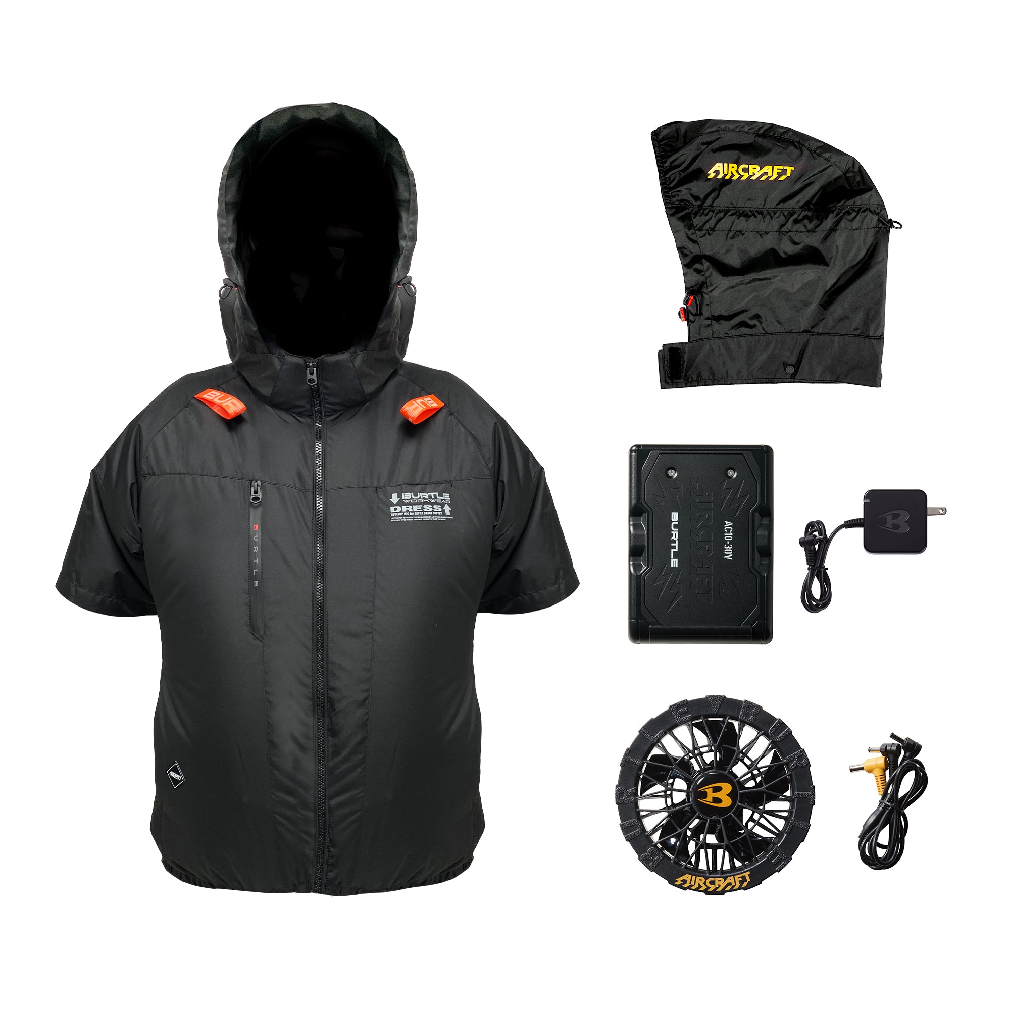 【予約受付中！】BURTLE×DRESS AIRCRAFT AC2096HB FISHING CUSTOM コンプリートセット バートル【6月中頃発売予定！】