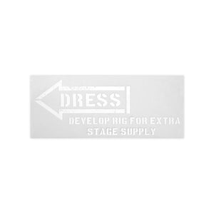 DRESS Airborne Caution Sticker 210