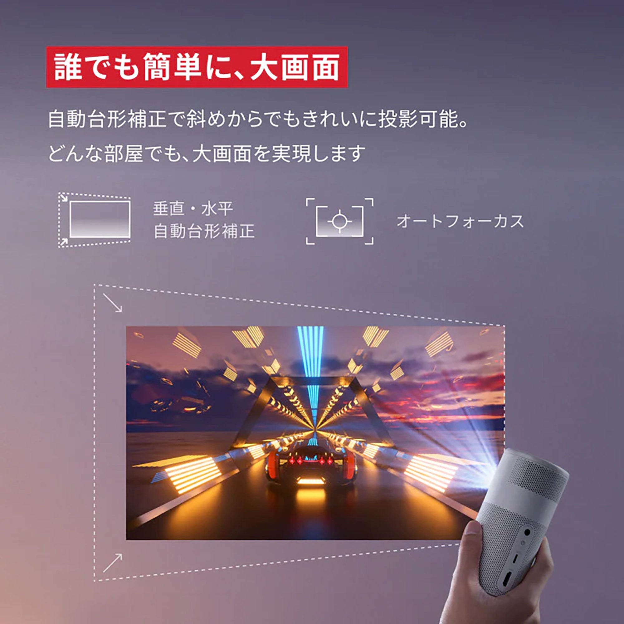 Anker Nebula Capsule Air 新色ホワイト 自動台形補正 Nebula（Anker） Anker Nebula Capsule Air (世界最小 Google TV搭載