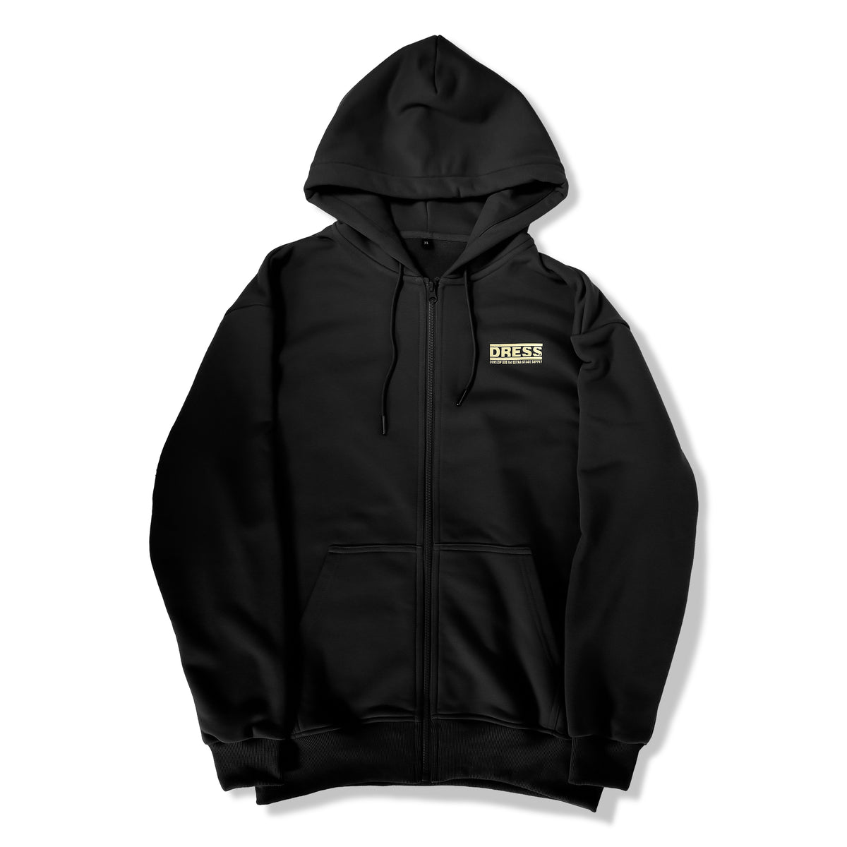 DRESS ヘビーウェイト裏起毛 フルジップパーカー ゴールドタイガーカモ