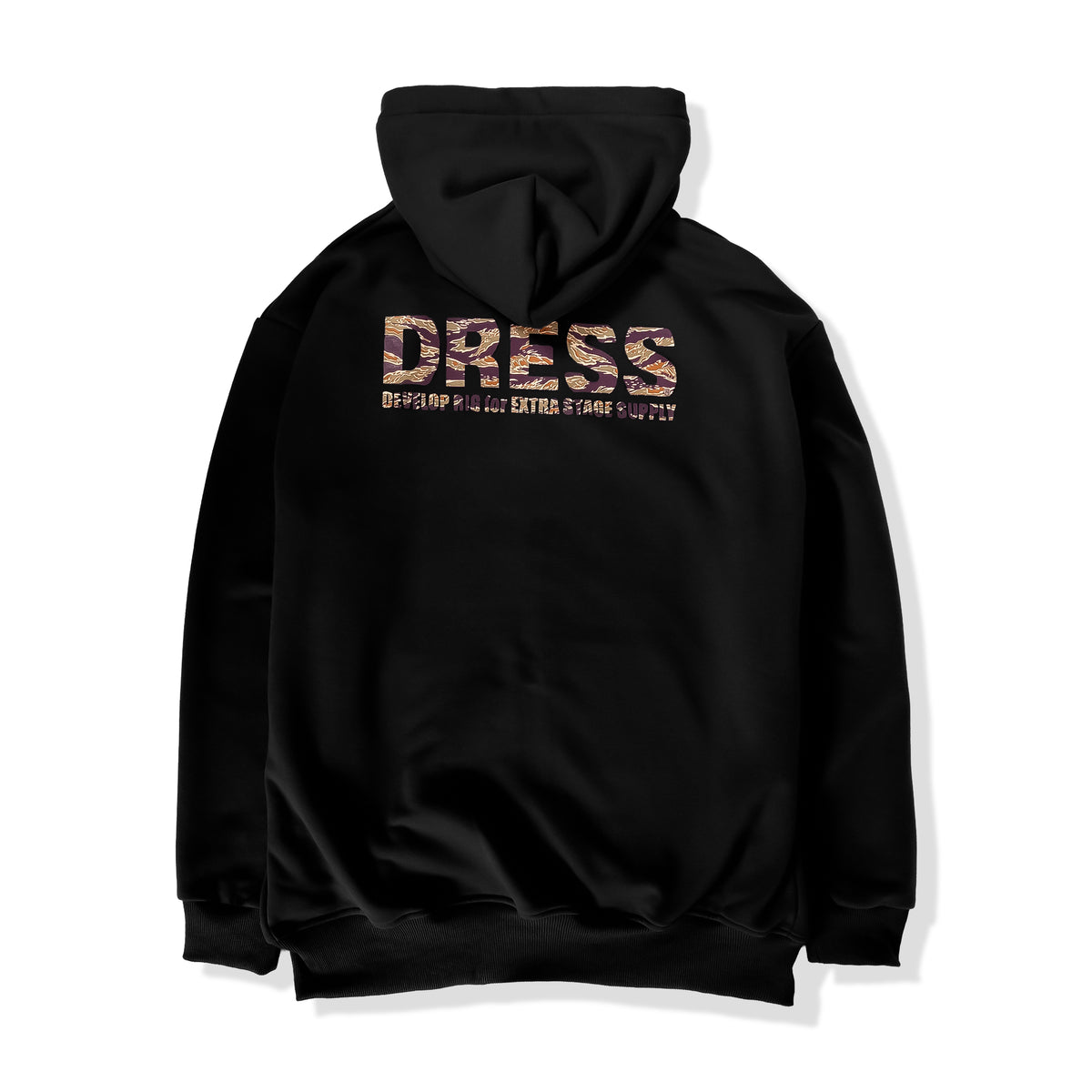 DRESS ヘビーウェイト裏起毛 フルジップパーカー ゴールドタイガーカモ
