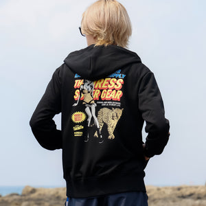 [WEB Exclusive] DRESS Girl Leopard Parka