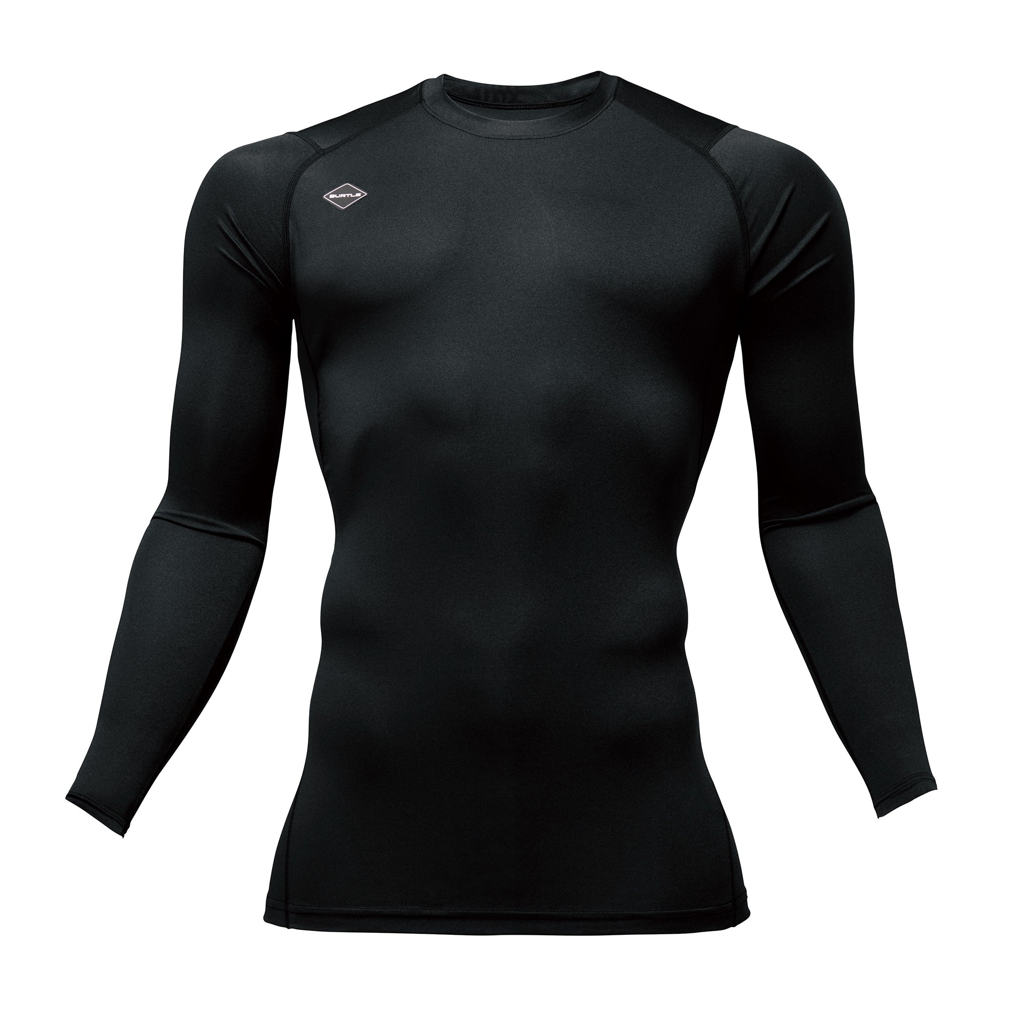 BURTLE 4070 長袖ドライフィットシャツ（エアーフィット）【ブラック】バートル（ユニセックス）