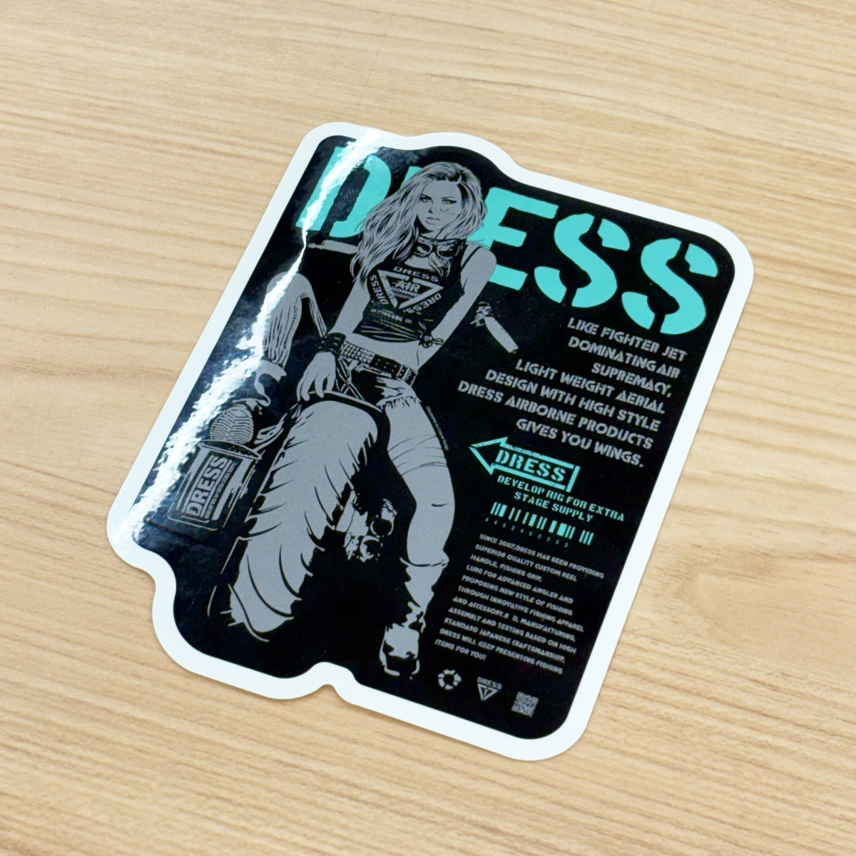 DRESS モーターガール グラフィックステッカー