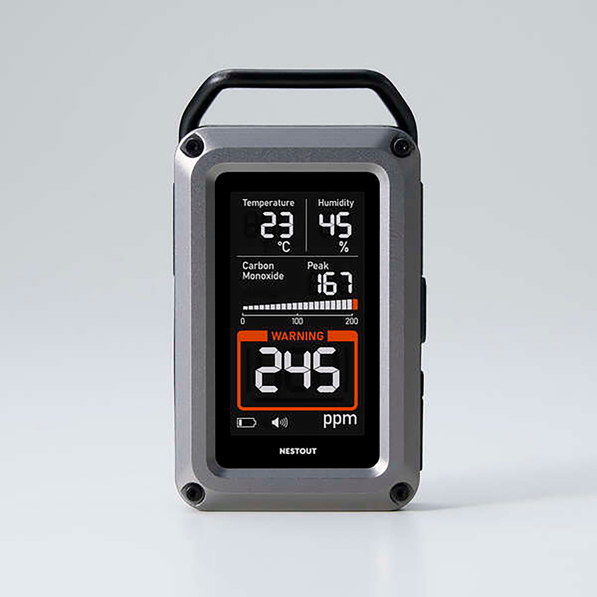 一酸化炭素アラーム 3in1 OD-NESTCOM1BK [NESTOUT(ネストアウト)]