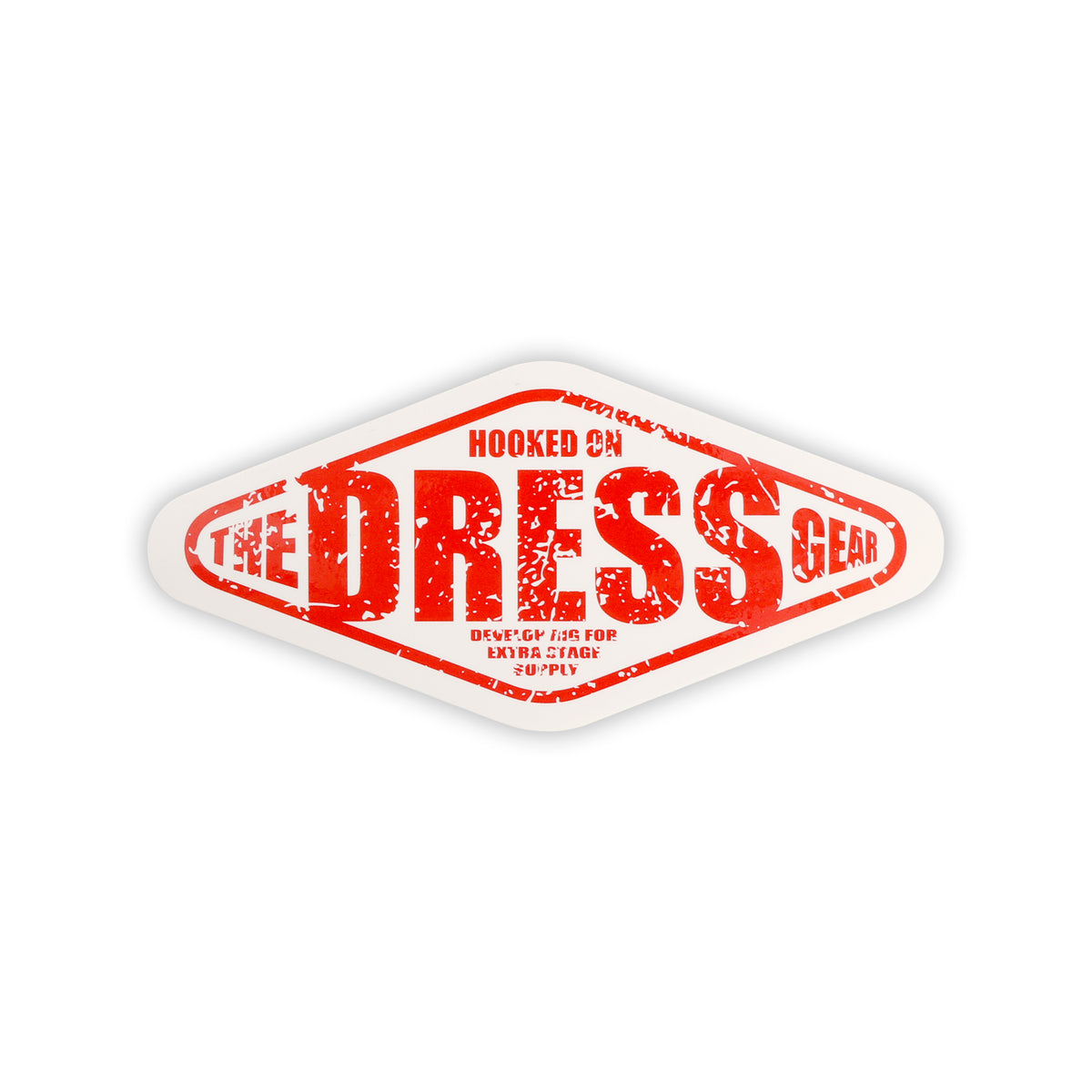 DRESS ヴィンテージ ひし形ロゴステッカー