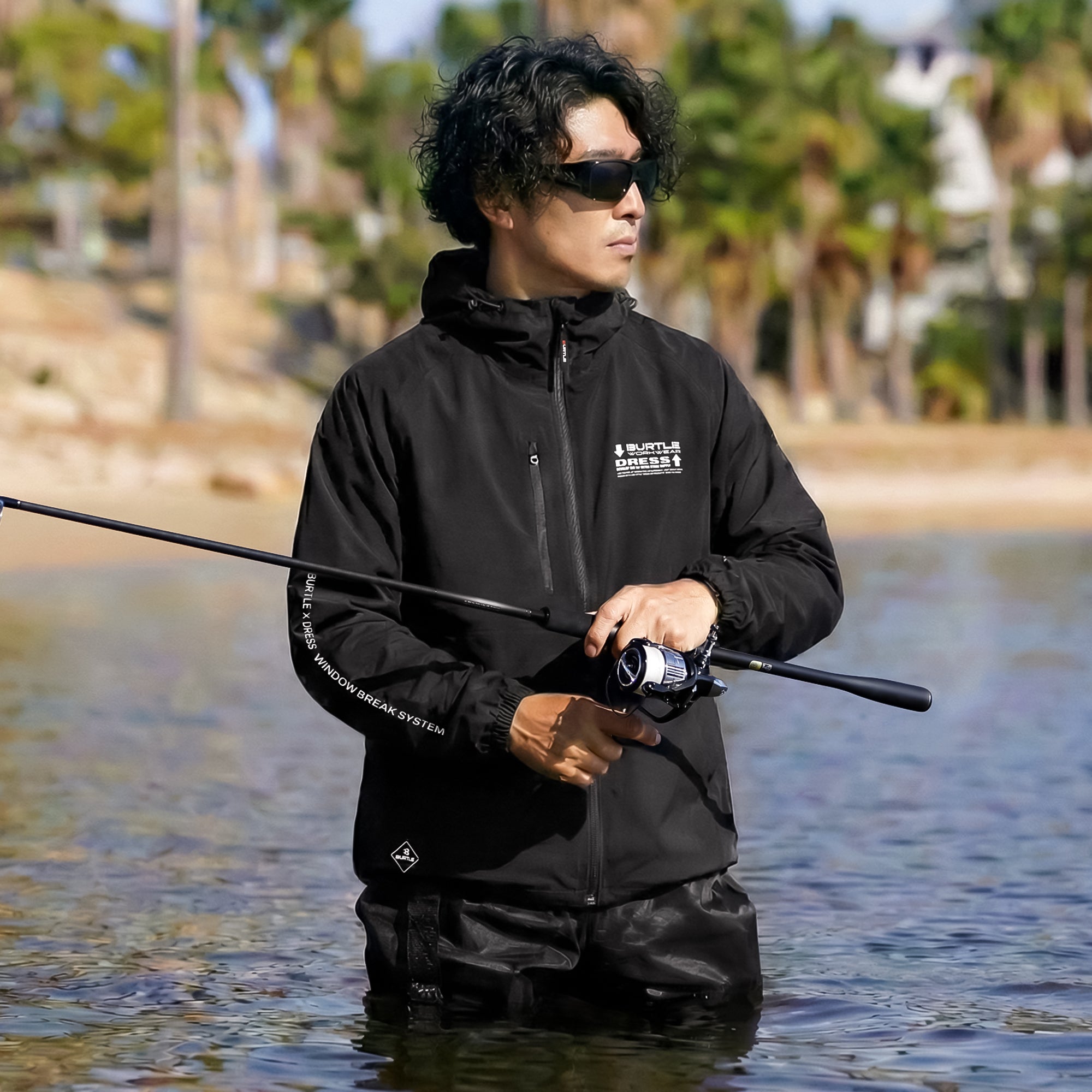 BURTLE×DRESS 480 フーディジャケット DRESSコラボモデル（ユニセックス）【ブラック】バートル