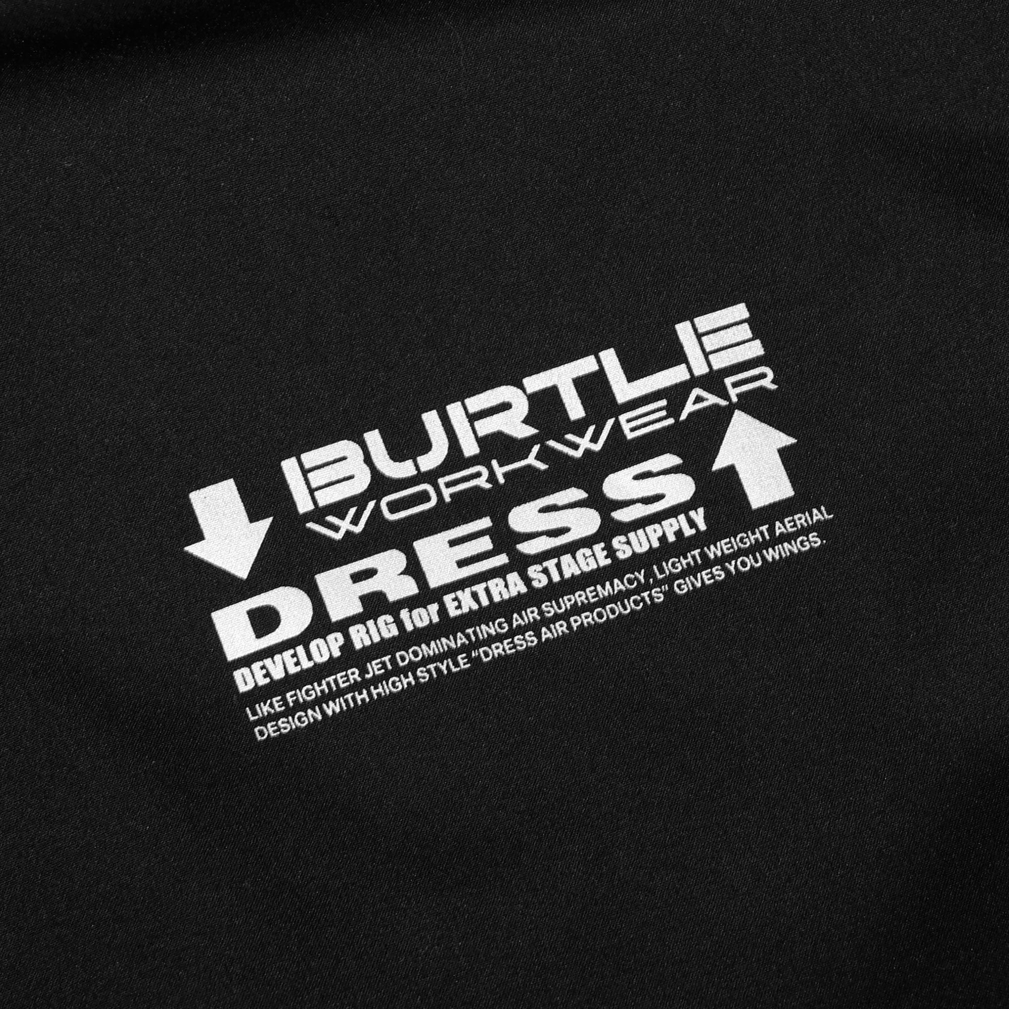 BURTLE×DRESS 480 フーディジャケット DRESSコラボモデル（ユニセックス）【ブラック】バートル