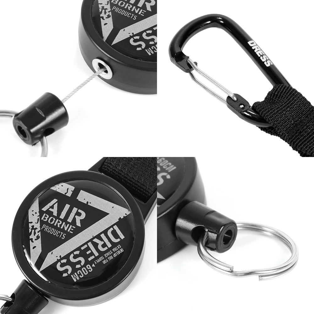 DRESS Carabiner Pin-on Reel
