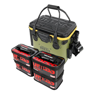DRESS Complete Mini Bucket (17L Bucket &amp; Tackle Box Multi 4-Piece Set)