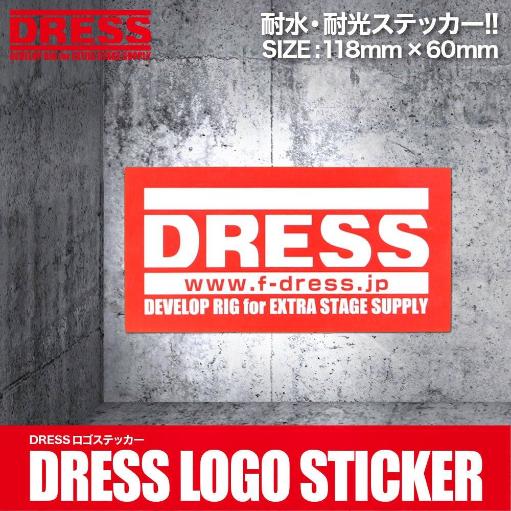 DRESS ロゴステッカー