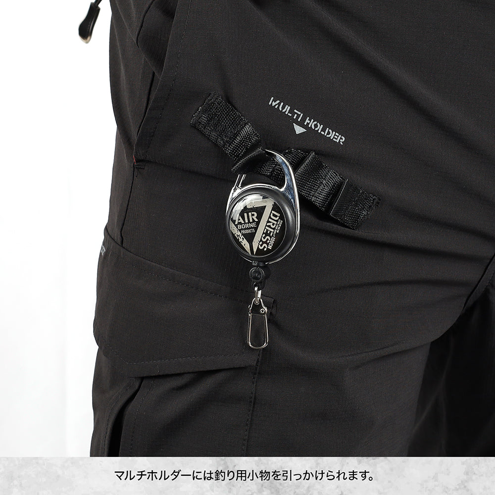 
                  
                    DRESS ドライハーフパンツ AIRBORNE [ステルスブラック]
                  
                