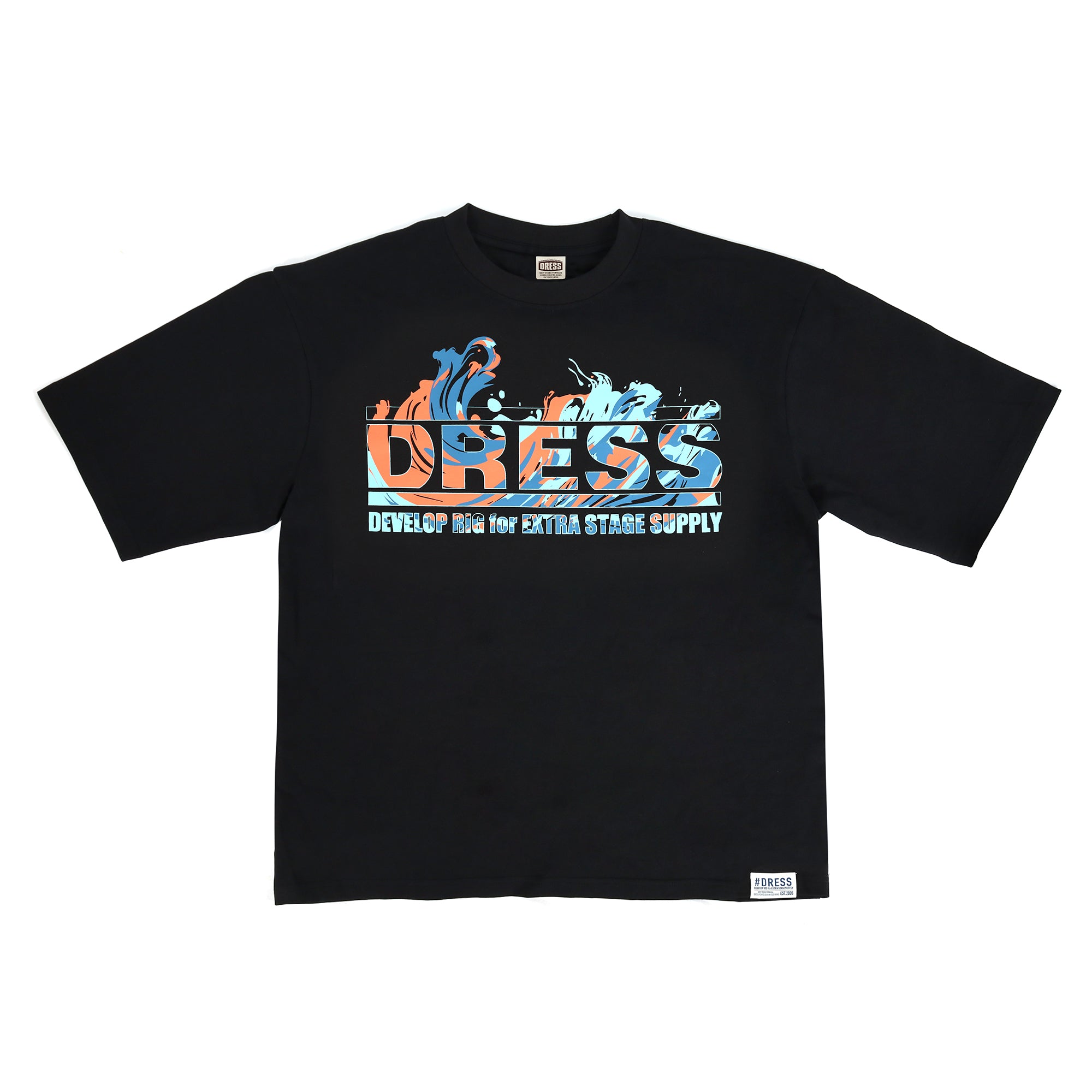 DRESS オーバーサイズ Tシャツ【ブラック】【4月発売予定！予約受付中！】